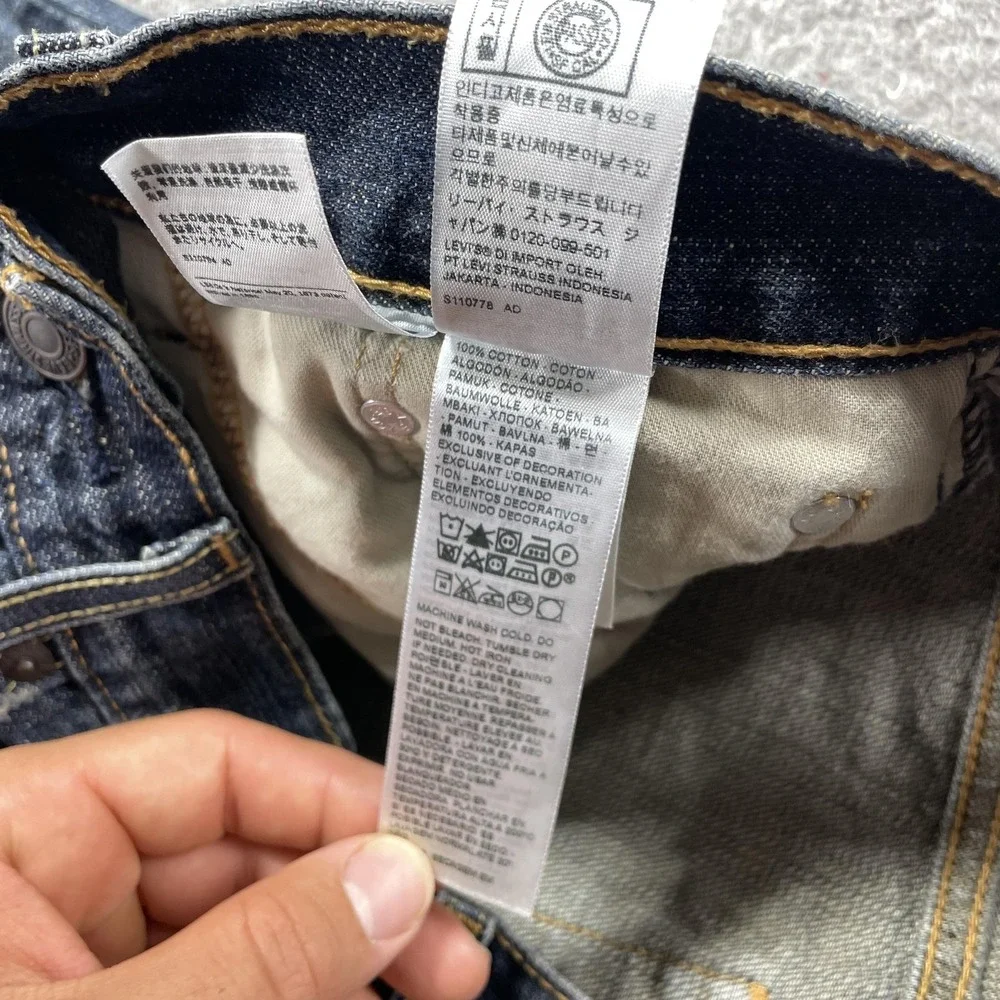 Levis 559 Jeans Mens 29x32 Blue Medium Wash Relaxed Straight Denim Pants Casual